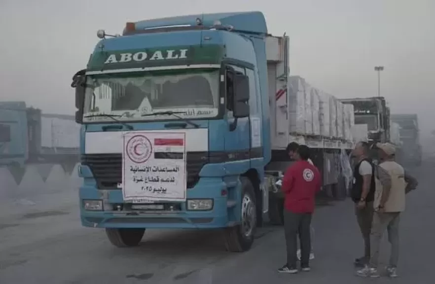 انطلاق ثالث قوافل «زاد العزة» محملة بنحو 1300 طن من المساعدات الغذائية والطبية العاجلة إلى غزة