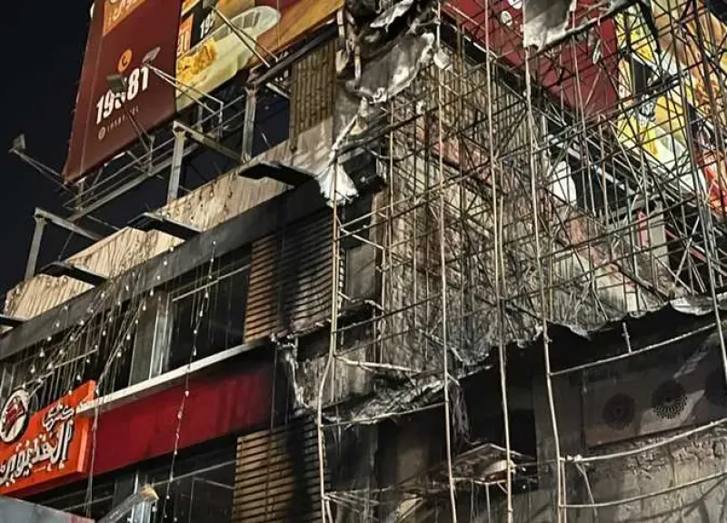 حريق شبرا الخيمة