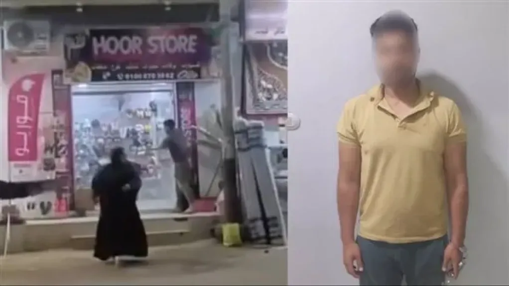 حداد حطم محل والدته