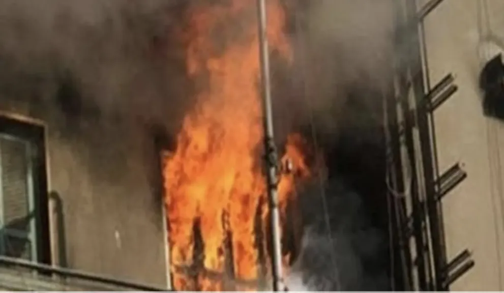 حريق شقة بشبرا