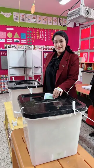 مى سليم مرشحة حزب العدل