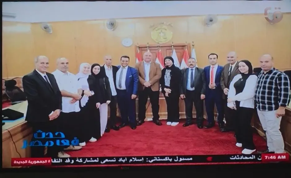 برنامج حدث في مصر يعرض إنجازات النقابة العامة للنيابات والمحاكم 