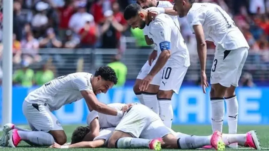 منتخب مصر يتدرب في سبوكين